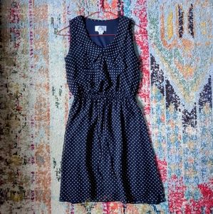 Donated: Sweet Storm Blue Polka Dot Dress